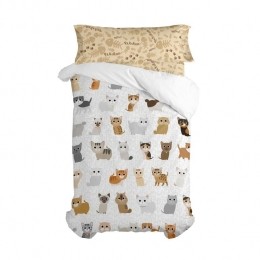 CatsDekbedovertrek2-delig180x220cmBed105MrFoxVeelkleurig100katoendekwaliteitvan150TC