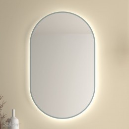 MueblesOlaspiegelmetLED-verlichting92x52cmlichtblauw