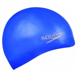 Speedo-PlainMouldedSiliconeCap-Badmutsblauw