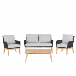 Beliani-MERANO-Loungesetvoor4-Grijs-Acaciahout