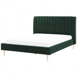 Beliani-MARVILLE-Tweepersoonsbed-Smaragdgroen-180x200cm-Fluweel