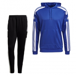 adidasSquadra21HoodieTrainingspakBlauwZwart