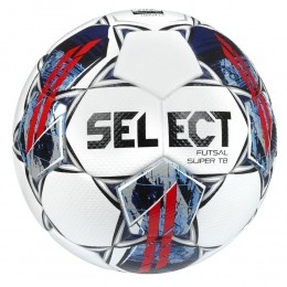 SelectFutsalSuperTBv22VoetbalWitGrijsRood