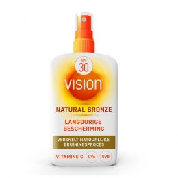2xVisionZonnebrandNaturalBronzeSPF30185ml