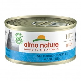 24xAlmoNatureHFCJellyKattenvoerNatMakreel70gr