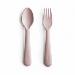 MushieKinderbestekSetLepelenVorkBlush1set