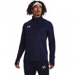UnderArmourChallengerTrainingstrui14-ZipDonkerblauwWit