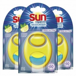 3xSunVaatwasmachineVerfrisserCitroen