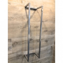 BWSHanddoekenrekIndustrieel95x25x20cmChroom