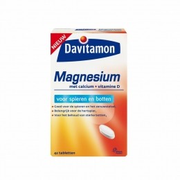 GratisVerzending4xDavitamonMagnesiumSpierenenBotten42tabletten