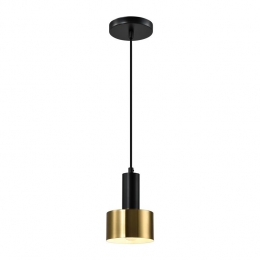 QUVIOHanglamp-Goudenzwart-Metaal