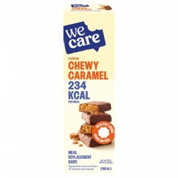 3xWeCareMealReplacementBarsChewyCaramel120gr