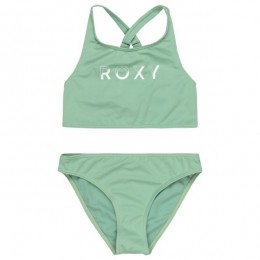 Roxy-GirlsSolidActiveCropTopSet-Bikinimaat7Yearsgroen