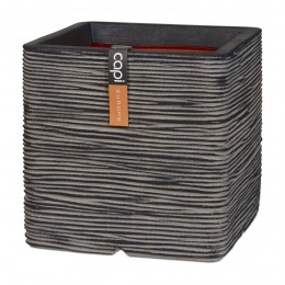 PotvierkantRibNL50x50x50Antraciet-Capieurope