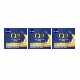 3xNiveaQ10NachtcrmeAnti-RimpelExtraVoedend50ml