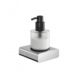 GeesaShiftzeepdispenser200mlchroommetgesatineerdglas
