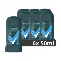 6xRexonaMenDeodorantStickAdvancedProtectionCobaltDry50ml