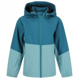 ZIGZAG-KidsTroy-Softshelljackmaat116-6yearsturkoois