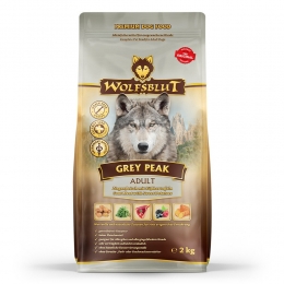 3xWolfsblutAdultGreyPeakHondenvoer2kg