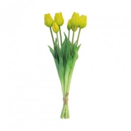 ClassicTulipTulpDuchesse7stgeel47cmkunstbloem-Buitengewoondeboet