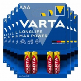 8xVartaLonglifeMaxPowerAlkalineBatterijenAAA4stuks