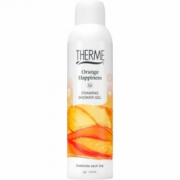 3xThermeFoamingShowerGelOrangeHappiness200ml