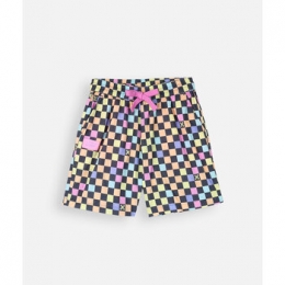 KorteBroekOxbowLichtekatoenenpoplinbedrukteshortPOPDAMS