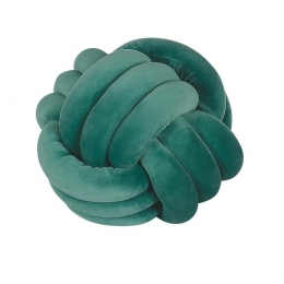 Beliani-MALNI-Sierkussen-Groen-30x30cm-Fluweel