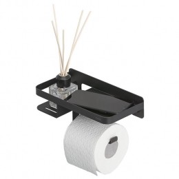 TigerCaddyToiletrolhoudermetPlanchet-Zwart