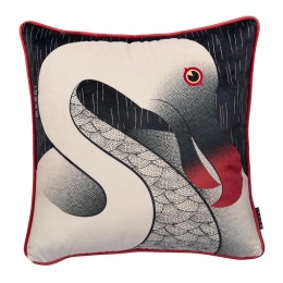 MOOOIMODodoPavoneSierkussen-50x5020x20Inchcm-Zwart