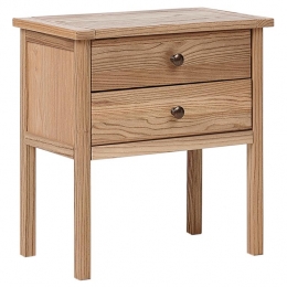 Beliani-SALTON-Nachtkastje-Lichtehoutkleur-Sassafras