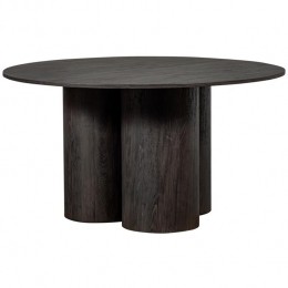 WOOODOonaEettafel-MDF-Donkerbruin-75x140x140
