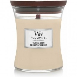 WoodWickGeurkaarsMediumVanillaBean275gr