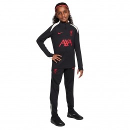 NikeLiverpoolStrikeTrainingspak14-Zip2024-2025KidsZwartRoodGebrokenWit