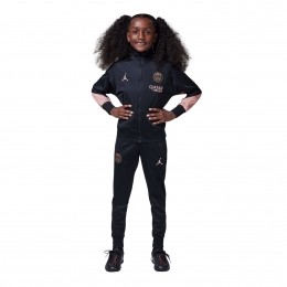 NikeParisSaint-GermainxJordanStrikeTrainingspakFull-Zip2024-2025KidsZwartRoze
