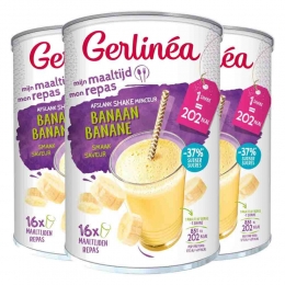 3xGerlineaMilkshakeBanaan436gr