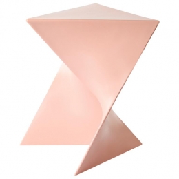 Beliani-PECOS-Bijzettafel-Pastelroze-Synthetischmateriaal
