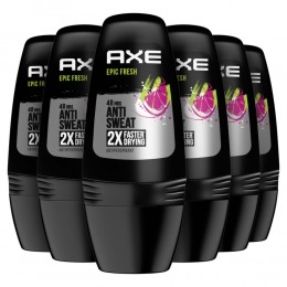 6xAxeDeodorantRollerEpicFresh50ml