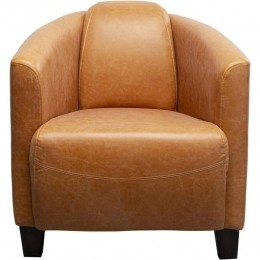 KareDesignCigarLoungeFauteuillichtbruin