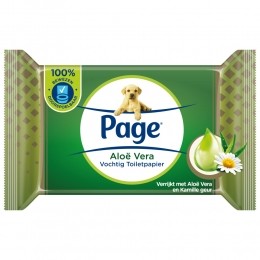 PageVochtigToiletpapierAloeVera38stuks
