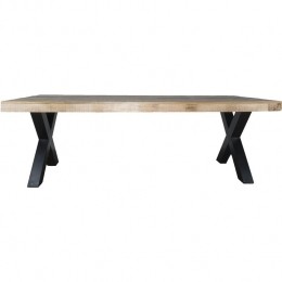 Home67-EettafelDeks180cm-X-poot
