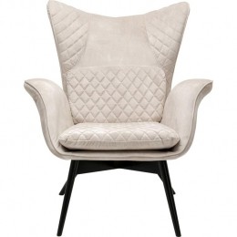 FauteuilTudorfluweelcremeKareDesign