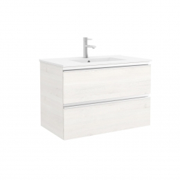MueblesSpiritonderkast80cmmet2ladessbiancato
