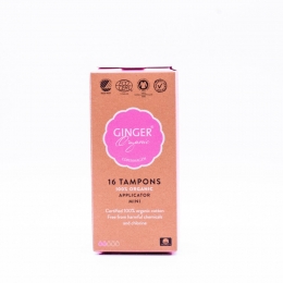 GingerOrganicTamponsMetApplicatorMini16stuks