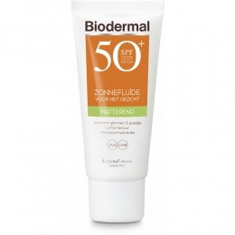 2xBiodermalZonnefludeGezichtMatterendSPF5040ml