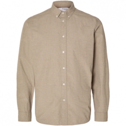 OverhemdSelectedRickSlimFitOverhemdMorel