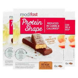 3xModifastProteinShapeReepChocolade6x27gr