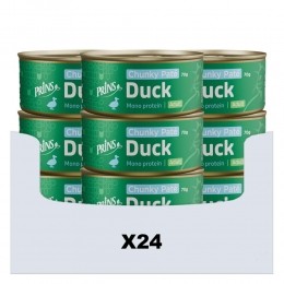 24xPrinsChunkyPatKattenvoerNatEend70gr