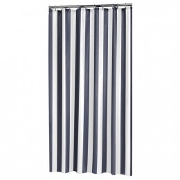 DouchegordijnLinje100Polyester180x200Blauw