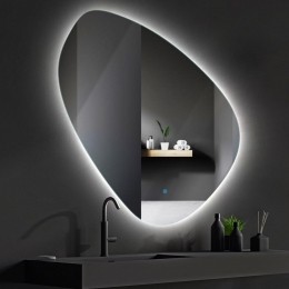 BWSBadkamerspiegelSparkPendelmetLEDverlichting100x100cm